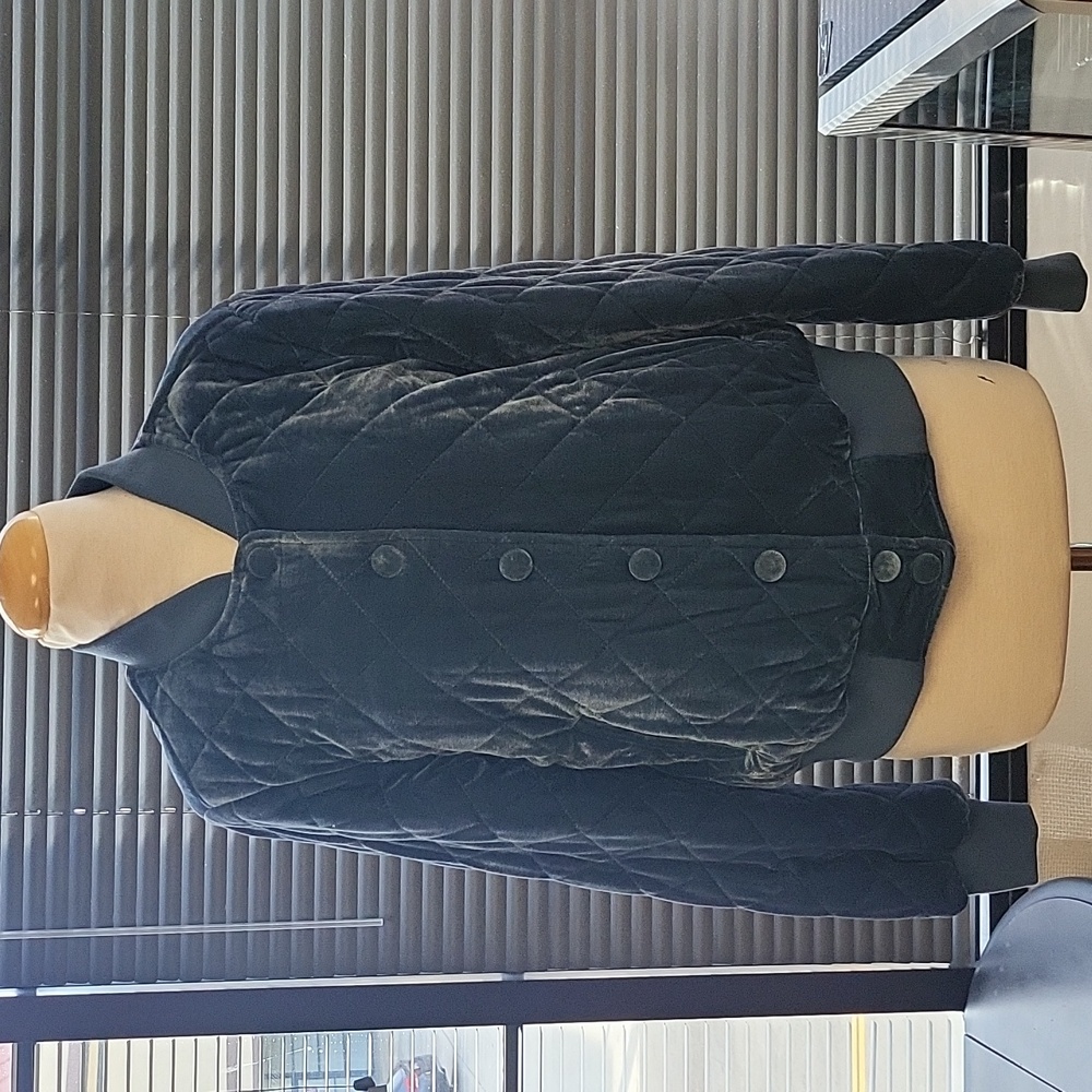 Velvet causal jacket